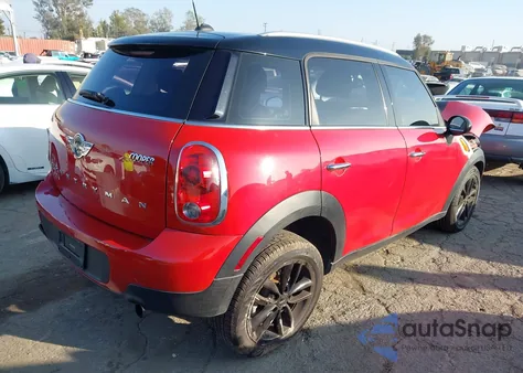 2013 Mini Countryman Cooper from USA, damaged, VIN WMWZB3C57DWR36224